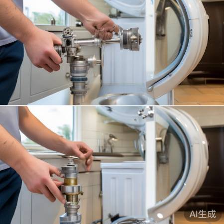 洗衣机排水管拆解教程！