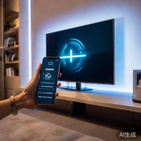 扫描手机配对码，连接海信电视