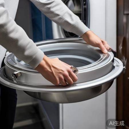 封闭洗衣机盖，检查严密防漏水