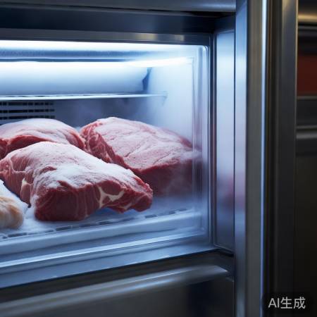 冷冻室温度18℃以下，肉类新鲜