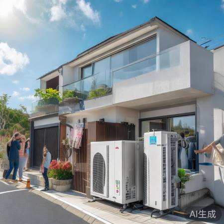 “购空气能热水，享补贴环保！”