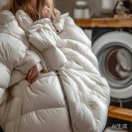 “轻抖羽绒服，保暖又防损”