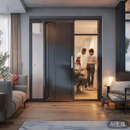 美心防盗门聚氨酯材质，安全与美观的完美结合