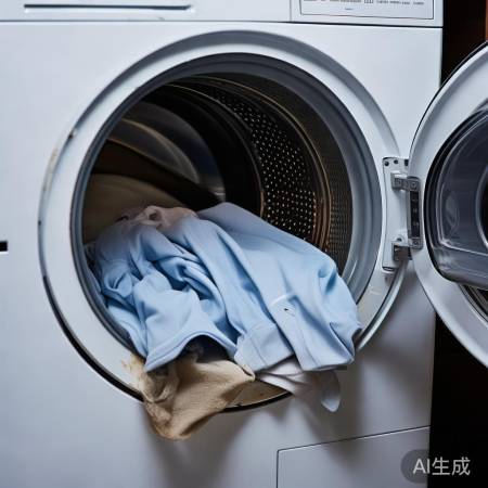 洗衣机脱水不彻底，均匀分布衣物