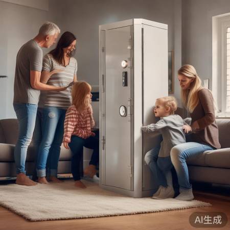 保险柜安装高度需适中，避免安全