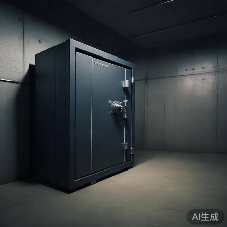 保险柜与墙缝过大，调整位置即可