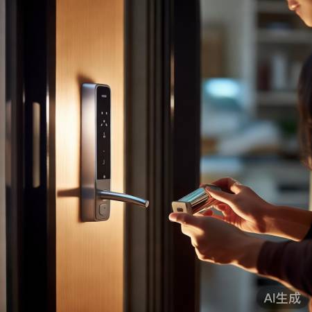 “智能锁电池及时查，安全无忧。