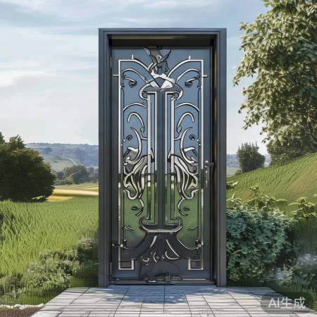 别墅乡村防盗门效果图赏析：风格与安全的完美融合