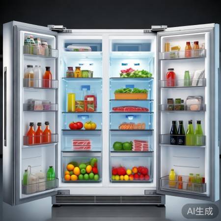 冰箱冷藏冷冻分区，自由调节温度