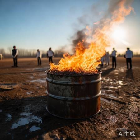 废油点燃需干净、安全环境