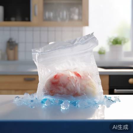 冰水混合物解冻，口感影响小