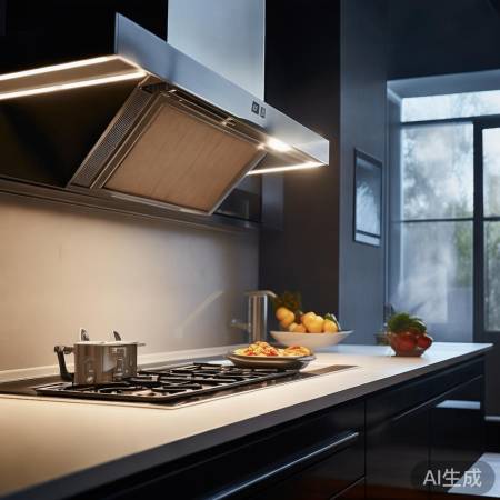 AEG抽油烟机，LED照明，厨