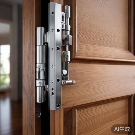 “门铰链设计，保障门体稳定”