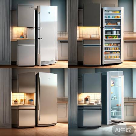宽50cm小户型冰箱推荐小巧实用，节省空间