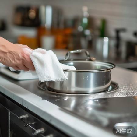 巧用油烟机清洗剂，轻松洗锅盖不留痕