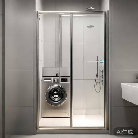 卫生间洗衣机安装位置对开门影响分析
