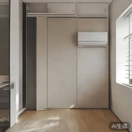 室内空间优化：柜子巧放空调管道，释放家居空间