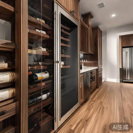 红酒柜电器墙板设计图纸详解