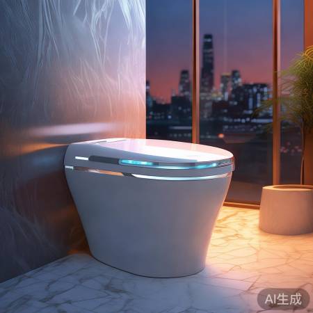 智能马桶感应开合盖：体验未来卫浴新风尚