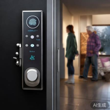 海尔指纹锁399元，高品质智能门锁首选