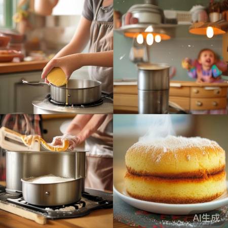 集成灶专用蒸蛋糕模具，轻松制作美味佳肴