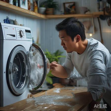 全自动洗衣机甩干晃动厉害的原因及解决办法