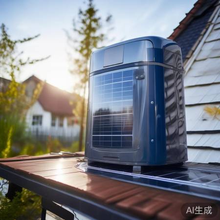 家用太阳能热水器体积小巧，轻松融入家居环境