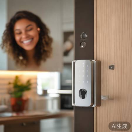 锁家安智能锁：小仙女家居生活的智慧之选