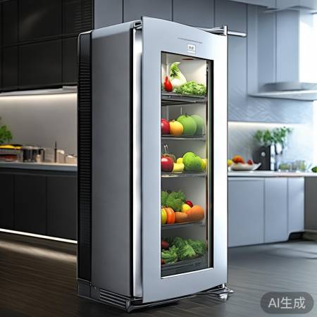 美菱白色冰箱法式设计：时尚与实用的完美结合