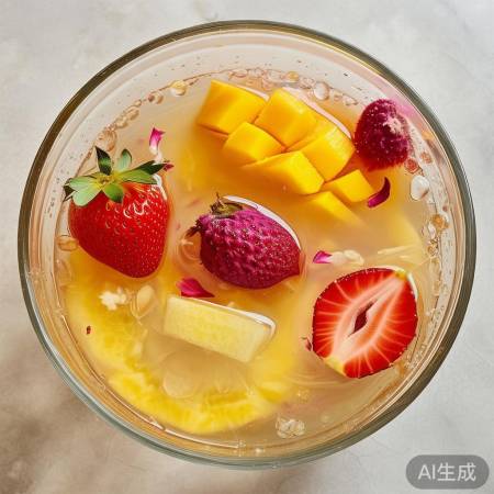 四果汤冷藏过夜，这样做口感更佳