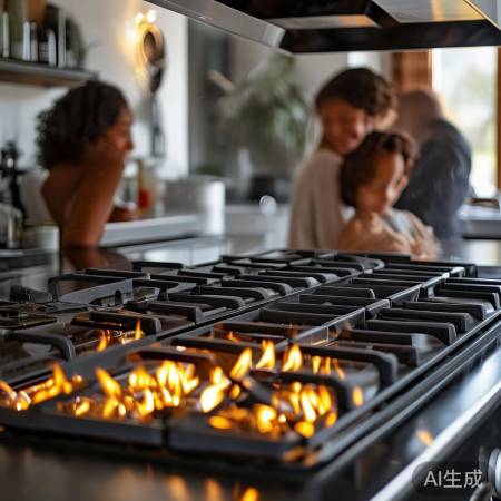 黑曜石燃气灶面板：品质生活新选择
