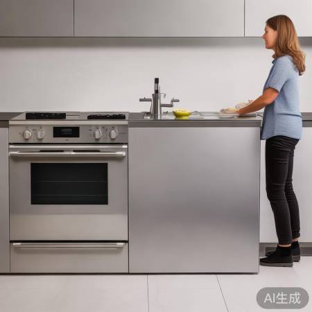 灶台高度适中,烹饪舒适
