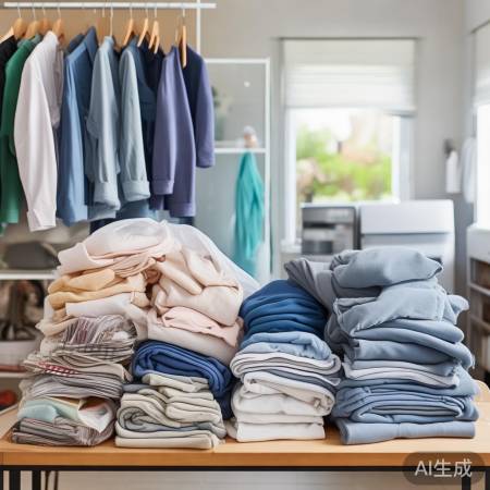 分类衣物,减少摩擦噪音