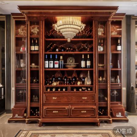 网红酒柜，古韵时尚，美酒艺术馆