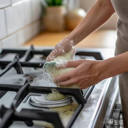 燃气灶清洁去异味