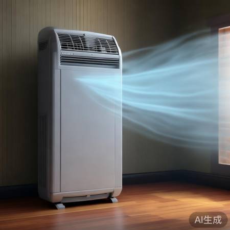 立式空调：小空间快制冷，噪音大
