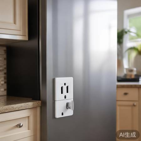 冰箱插座适配器解决断电烦恼