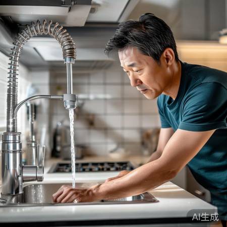 检查水压,确保热水器正常工作。