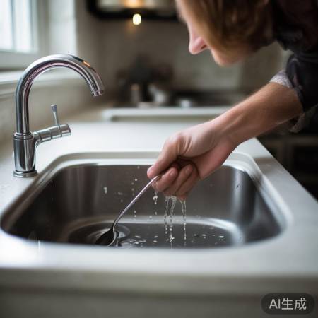 洗衣机排水管疏通法