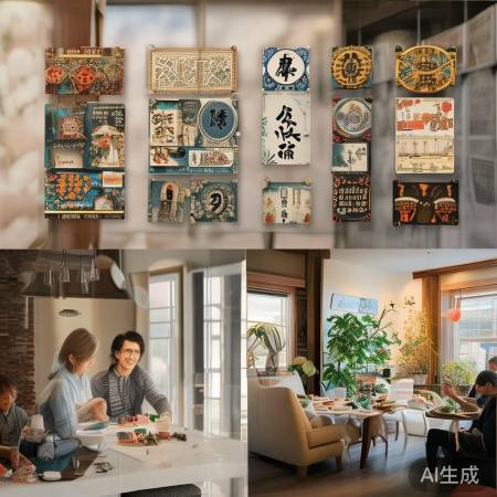 千年文化冰箱贴