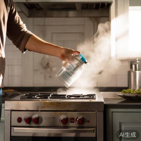 “油渍溶解,见证奇迹”