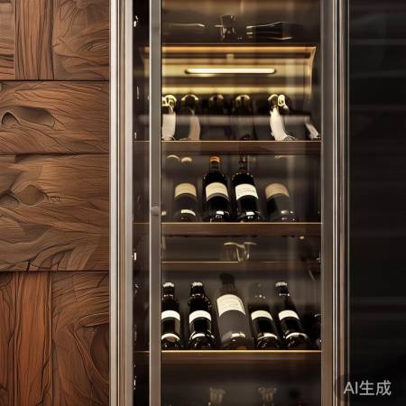 红酒柜材质多样，选自己喜欢的