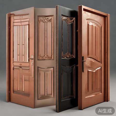 防盗门材质多样,钢质为主,铜不