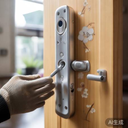 樱花智能锁安装简单