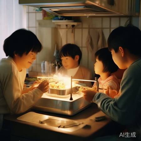 东京居民燃气灶余热取暖