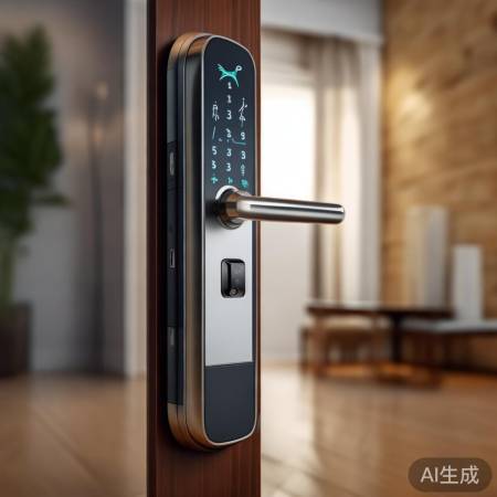 乐可多指纹锁7130，时尚安全
