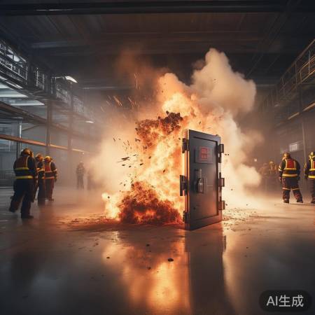 保险柜爆炸警醒安全意识